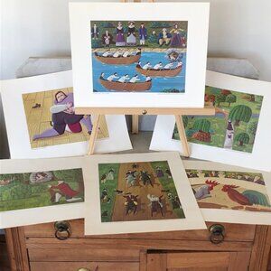 OSCAR de MEJO 1976 Bicentennial Sports Illustrated Art Lithographs (6)